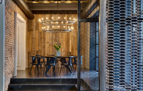 精致優雅的工業風格咖啡店裝修設計